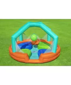 PARCO ACQUATICO GONFIABILE CON KIT COMPLETO BESTWAY "H2OGO DODGE & DRENCH" 450X450X268 CM - COD. 53383